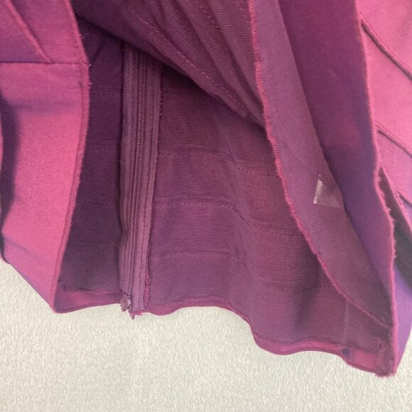 Cartise Cap Sleeve Tiered Blouse Womens 6 Evening Purple Flower Office Top NWT - Picture 11 of 12